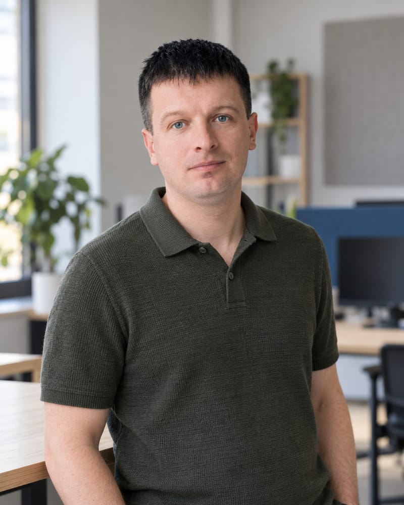 Porträt von Maxim Lesnychenko