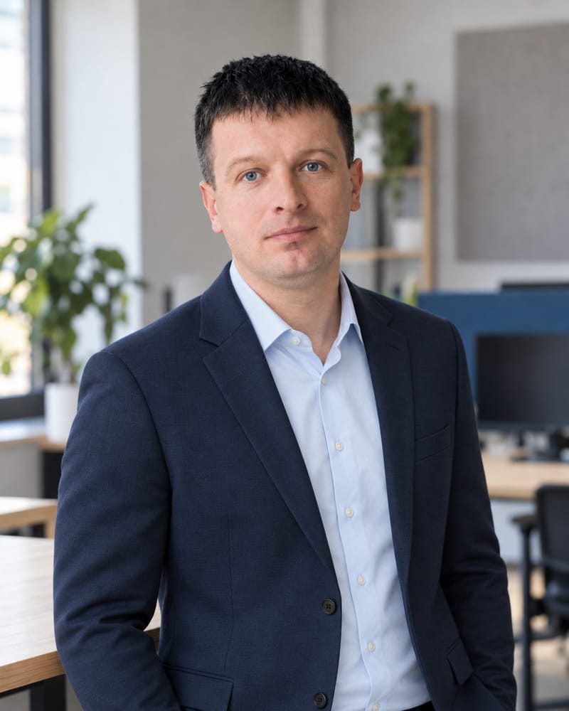 Porträt von Maxim Lesnychenko