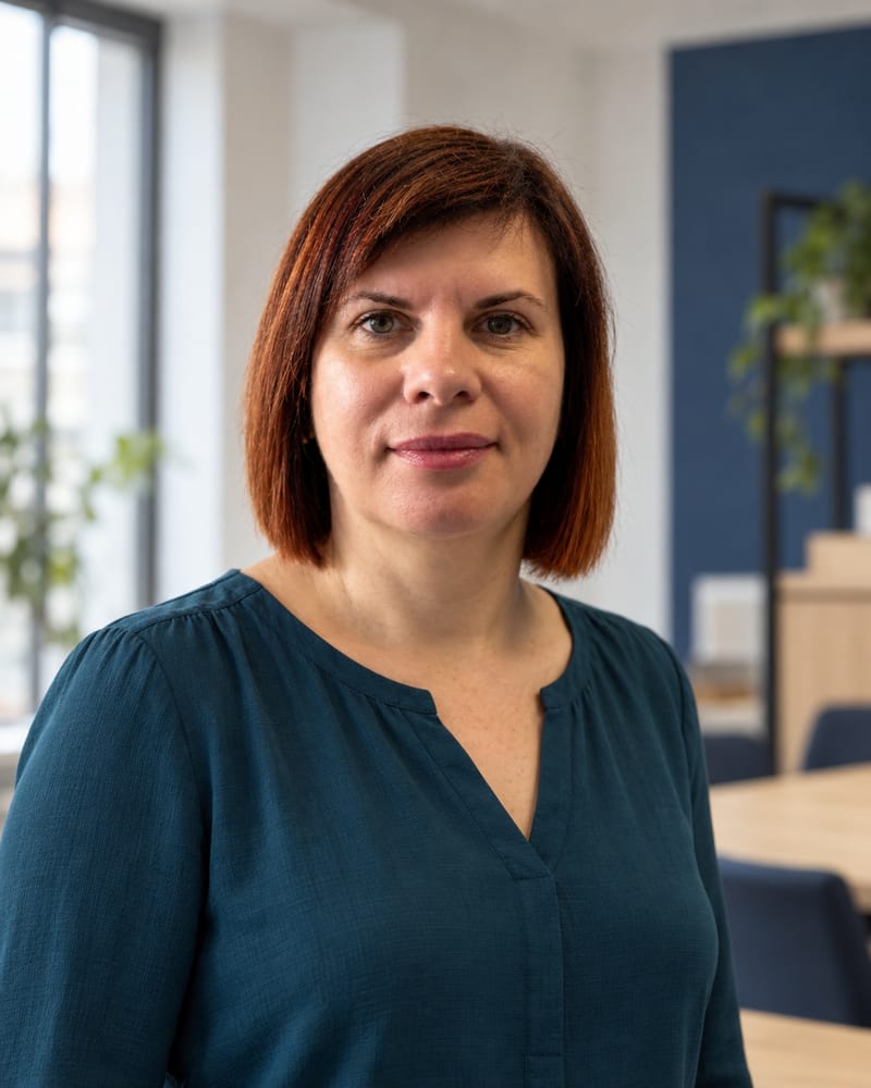 Porträt von Irina Tsyhankova